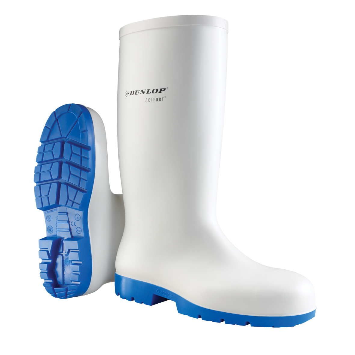 DUNLOP® ACIFORT CLASSIC+ WHITE/BLUE (B180331) - Medtra World