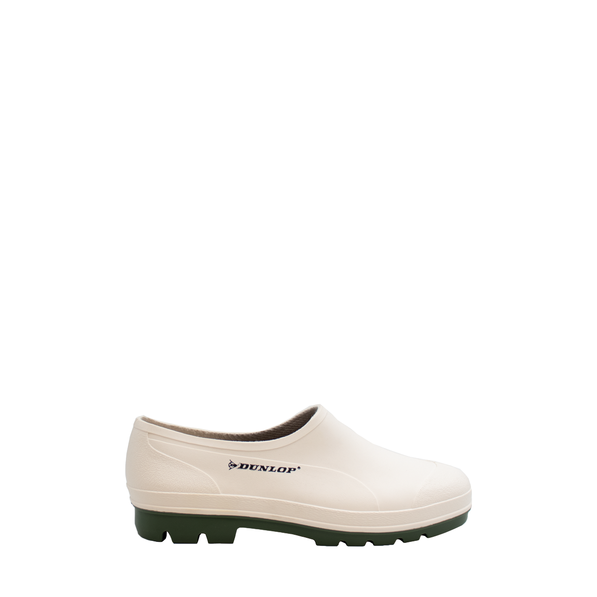 DUNLOP® BICOLOUR WELLIE SHOE WHITE/GREEN (B370411) - Medtra World