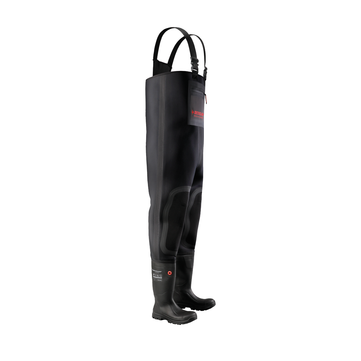 DUNLOP® PUROFORT FIELDPRO NEOPRENE CHEST WADER FS (BLACK) (LJ2HD43) - Medtra World