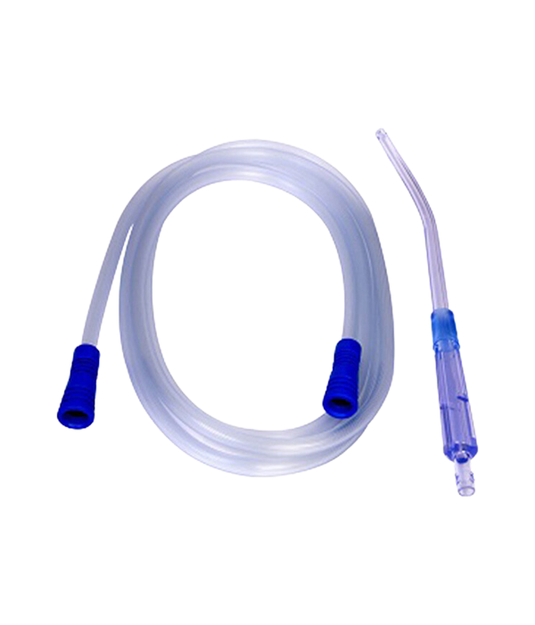 YANKAUR SET WITH SUCTION TUBE.