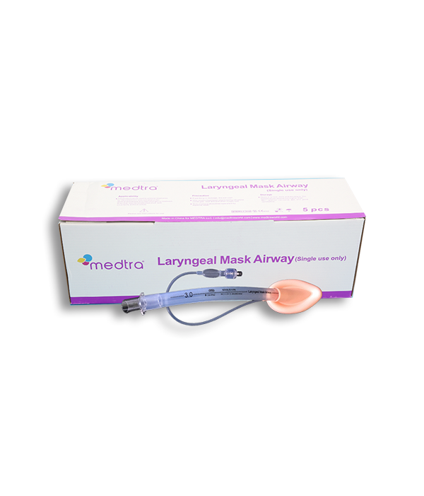 DISPOSABLE SILICONE LARYNGEAL MASK.