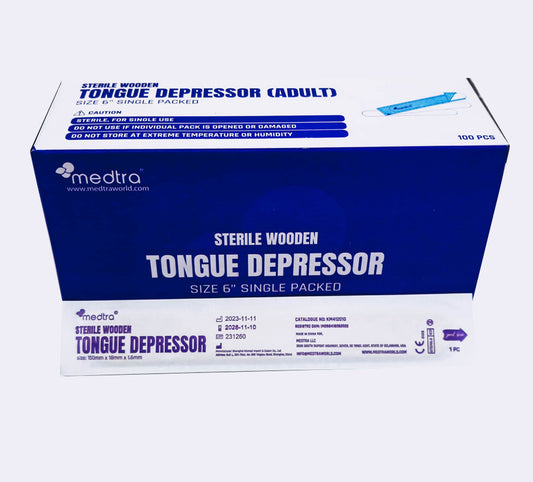 Sterile Wooden tongue depressor